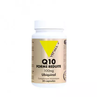 Vitall+ Coenzyme Q10 Forme Réduite 100mg - 30 capsules