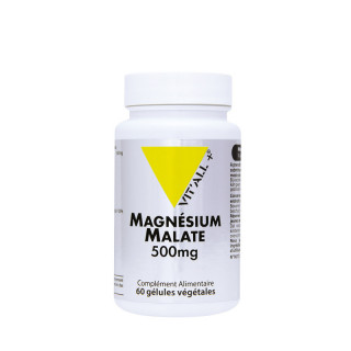 Vitall+ Magnésium Malate 500mg - 60 gélules végétales
