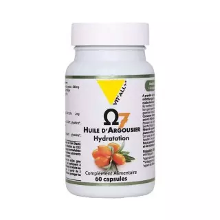 Vitall+ Oméga 7 Huile d’Argousier 500mg - 60 capsules