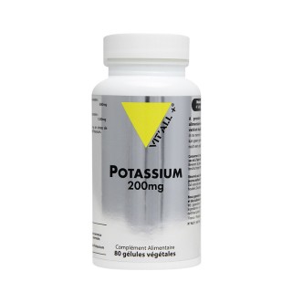 Vitall+ Potassium 200mg - 80 gélules végétales