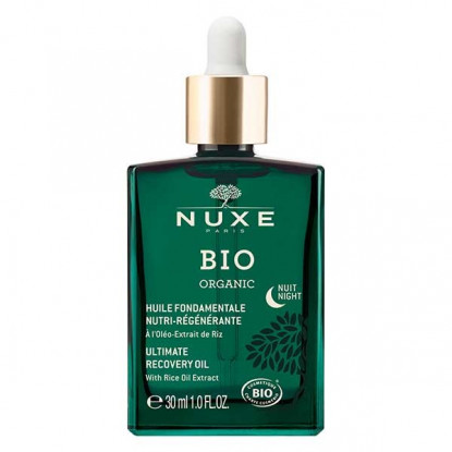Nuxe Bio Organic Huile nuit fondamentale nutri-régénérante - 30ml