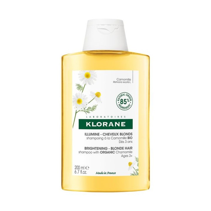 Klorane Shampoing reflets blonds à la camomille - 200ml
