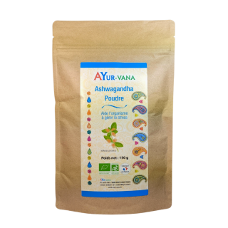Ayur-Vana Ashwagandha Bio poudre - 150g