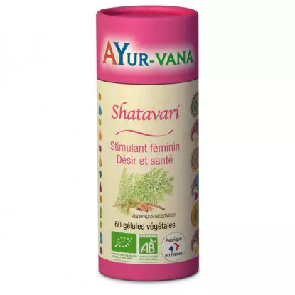 Ayur-Vana Shatavari Bio - 60 gélules