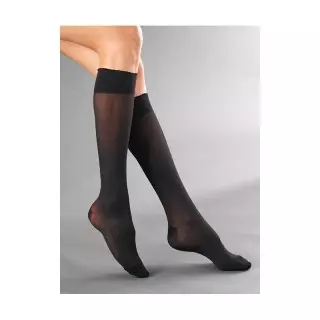 Thuasne Venoflex Secret Chaussettes de contention Classe 2 - Taille 3N - Noir