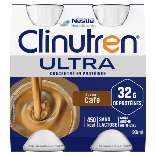 Nestlé Health Science Clinutren Ultra saveur café - 4 X 200ml