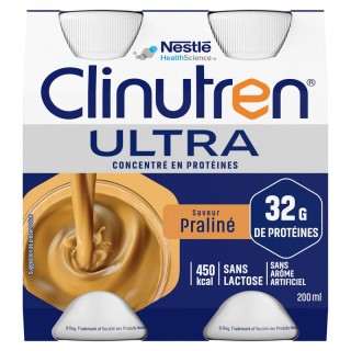 Nestlé Health Science Clinutren Ultra saveur praliné - 4 X 200ml