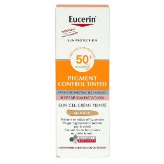Eucerin Sun Pigment Control Gel-crème teinté médium SPF50+ - 50ml