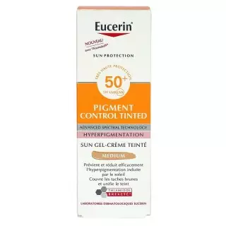 Eucerin Sun Pigment Control Gel-crème teinté médium SPF50+ - 50ml
