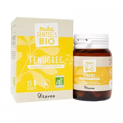 Nutrisanté Nutri'Sentiels Bio Fenugrec - 15 gélules