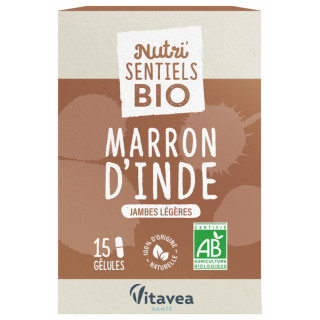 Nutrisanté Nutri'Sentiels Bio Marron d'inde - 15 gélules