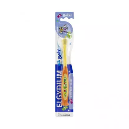 Elgydium Bébé & Enfant Brosse à dents 0-2 ans souple