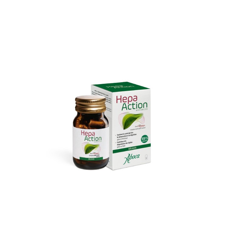 Hepa Action Advanced Aboca - Santé du foie et détoxication - 50 gélules