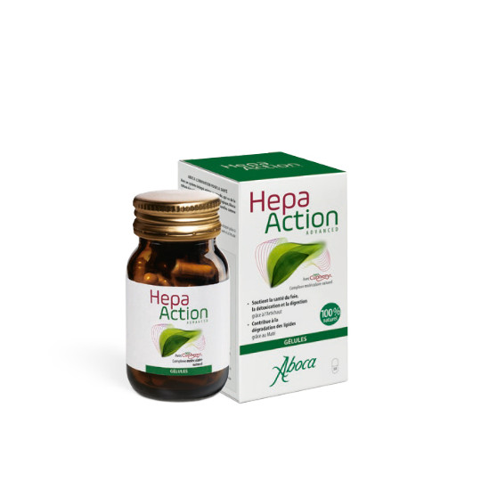 Hepa Action Advanced Aboca - Santé du foie et détoxication - 50 gélules