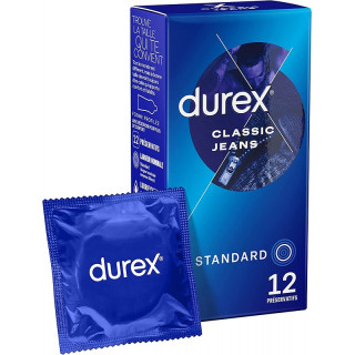 Durex Préservatifs Classic Jeans - 12 préservatifs