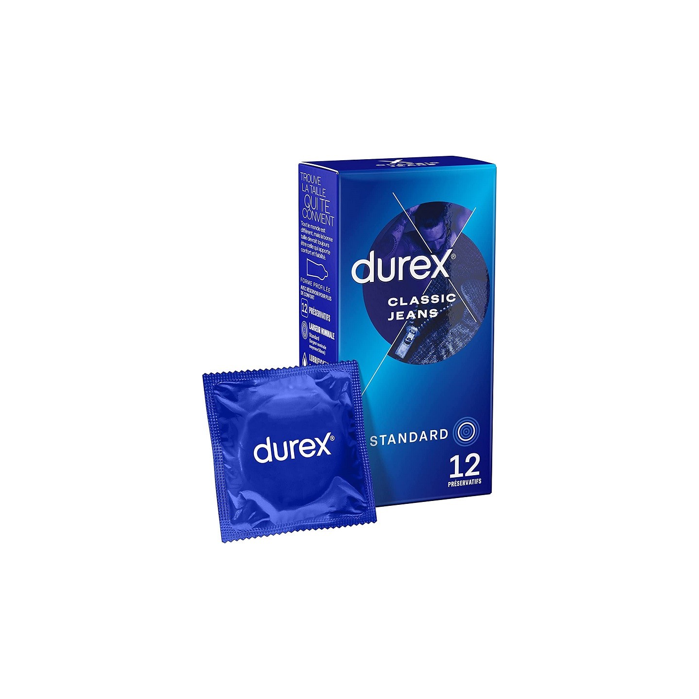 Préservatifs Durex Classic - Boîte De 12 - Pour Une Protection Fiable Et Classique - Neuf