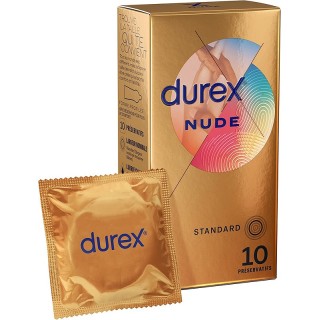 Durex Préservatifs Nude ultra fin - 10 préservatifs