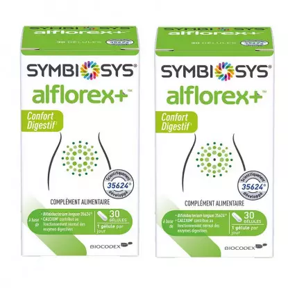 Symbiosys Alflorex+ - Lot de 2x30 gélules