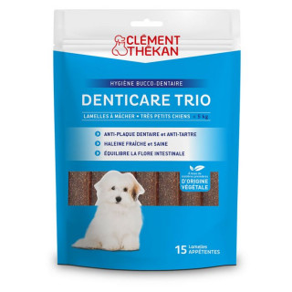 Clément Thékan Denticare Trio chien - de 5kg - 15 lamelles à mâcher