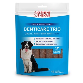Clément Thékan Denticare Trio chien de 10 à 30 kg - 15 lamelles à mâcher