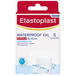 Elastoplast Pansements Waterproof XXL stérile x 5 pansements