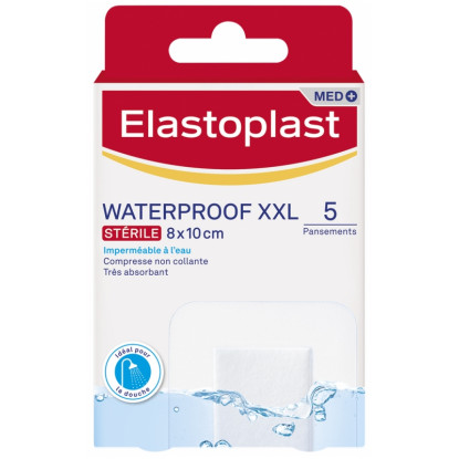Elastoplast Pansements Waterproof XXL stérile x 5 pansements