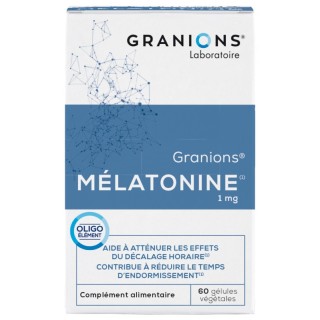 Granions Mélatonine - 60 gélules végétales