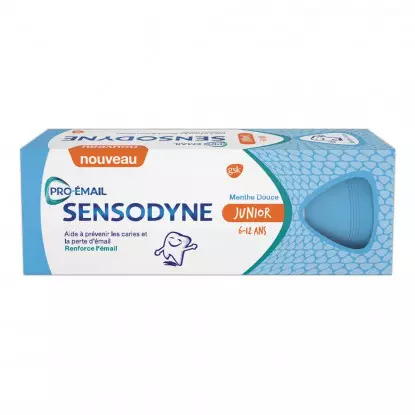 Sensodyne Junior Dentifrice pro-émail 6-12 ans menthe douce - 50ml