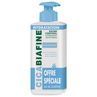 Cicabiafine Baume hydratant anti-dessèchement - Lot de 2 x 400ml