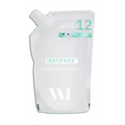 WhatMatters Dentifrice blancheur menthe glaciale - Recharge 180ml