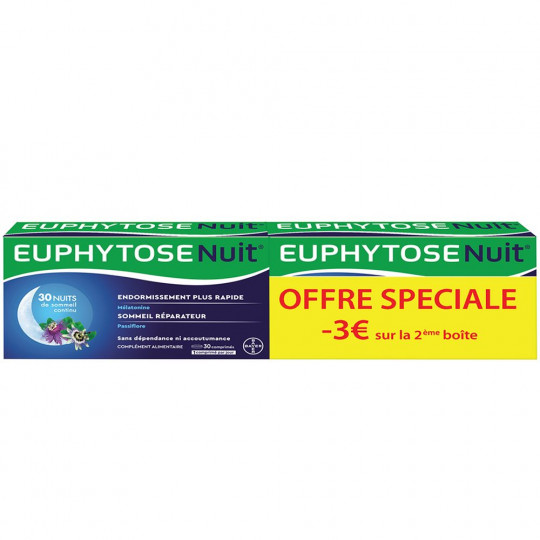 Bayer Euphytose Nuit - 2 x 30 comprimés