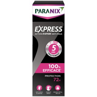 Paranix Express 5 min Lotion anti-poux 100ml + peigne