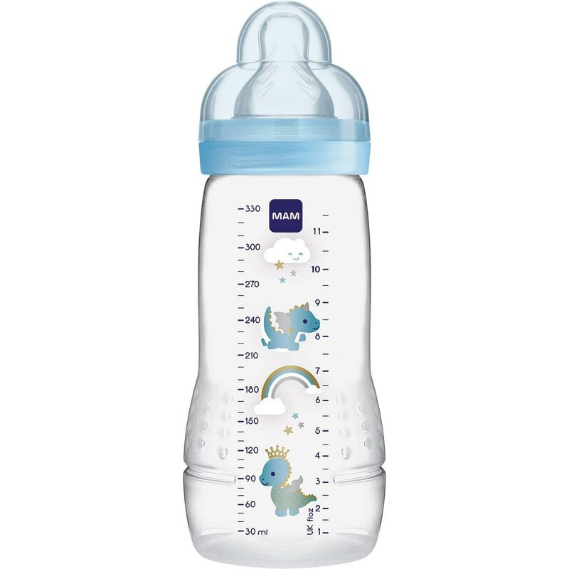 Mam Bberon Easy Actve 2ème âge Coloré 330ml Tétne Débt X lot de 2