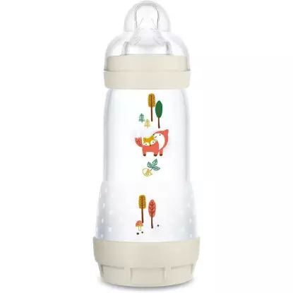 MAM Easy Start Biberon anti-colique +4 mois Lin débit 3 - 320ml