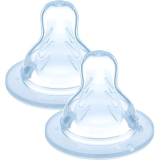 MAM Tétines anatomiques +6 mois débit X liquide épais - Lot de 2