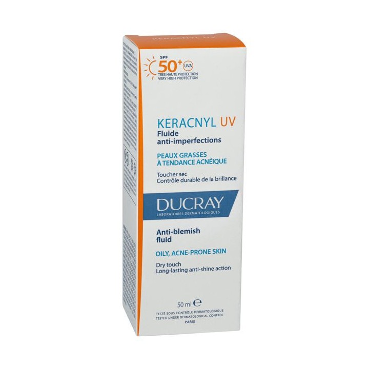 Ducray Keracnyl UV Fluide anti-imperfections SPF 50+ - 50ml