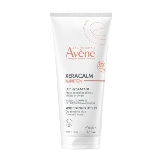 Lait hydratant visage corps Xeracalm Avène Nutrition - Peaux sensibles - 200ml
