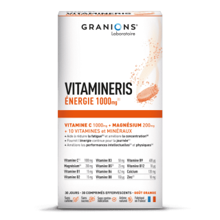 Vitamineris Énergie 1000mg Granions - Vitamines et minéraux - 30 comprimés