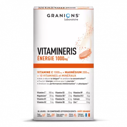 Vitamineris Énergie 1000mg Granions - Vitamines et minéraux - 30 comprimés