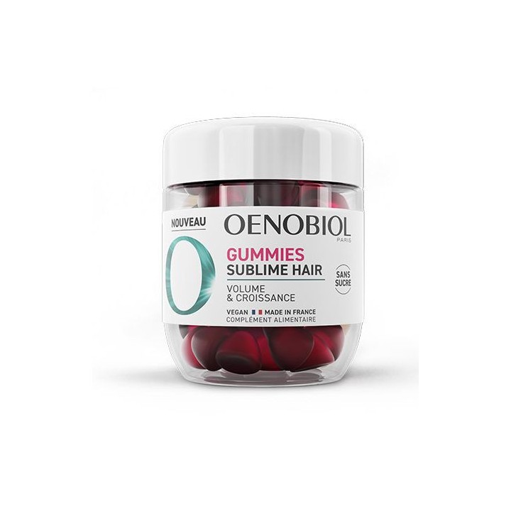 Gummies Sublime Hair Oenobiol - Croissance et volume - 60 gummies