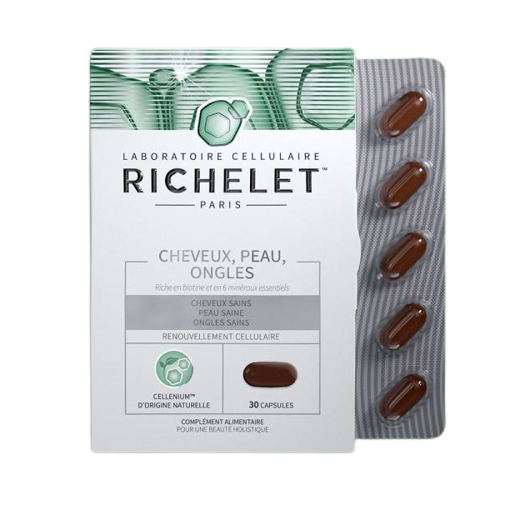 Complément Alimentaire Beauté – Peau, Cheveux, Ongles – 10 Actifs Antioxydants – 40 Capsules – Neuf