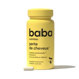 Perte de cheveux de Baba Nutrition - Perte de cheveux - 60 gélules