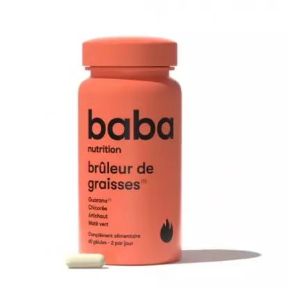 Brûleur de graisses de Baba Nutrition - Boost du métabolisme - 60 gélules