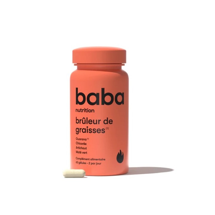 Brûleur de graisses de Baba Nutrition - Boost du métabolisme - 60 gélules