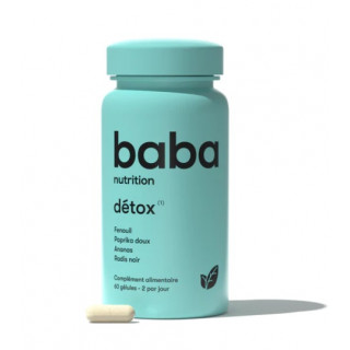 Détox de Baba Nutrition - Détoxifier votre corps - 60 gélules