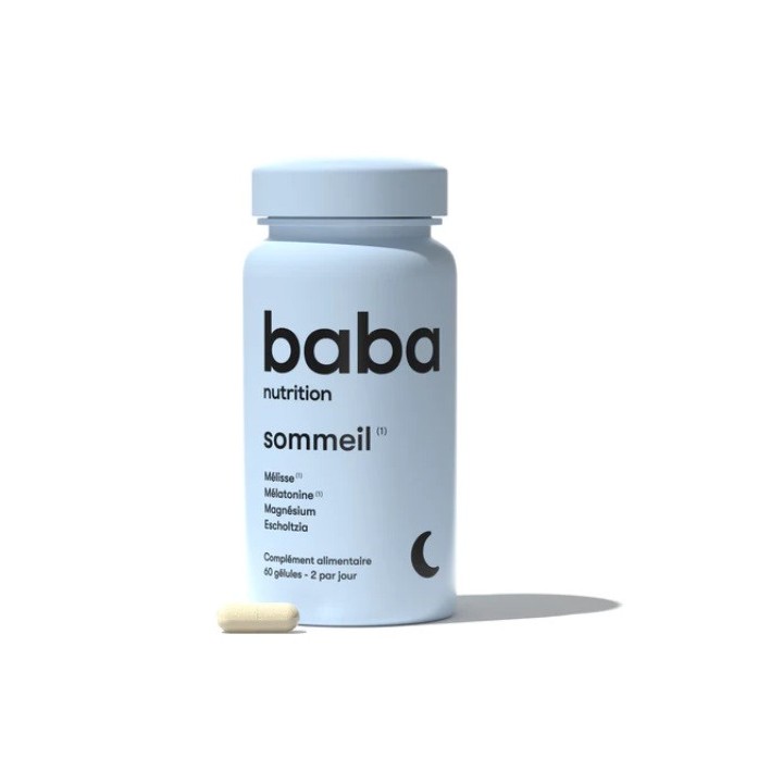 Sommeil de Baba Nutrition - Qualité du sommeil - 60 gélules