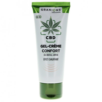 Gel-crème confort CBD Granions - Effet chauffant - 75ml