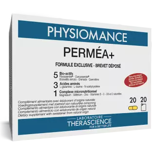 Perméa+ sans microbiote Physiomance Therascience - 20 sachets + 20 gélules