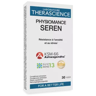 Seren Physiomance Therascience - Stress et anxiété - 30 comprimés