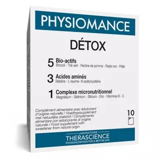 Détox Physiomance Therascience - Détoxifie l'organisme - 10 sachets